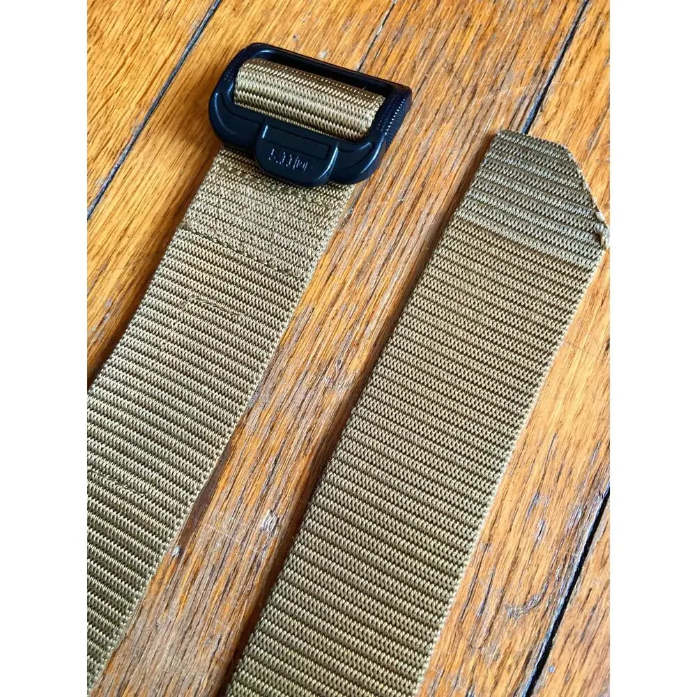 5.11 TACTICAL Tan Nylon Belt Womens sz M (Runs small)